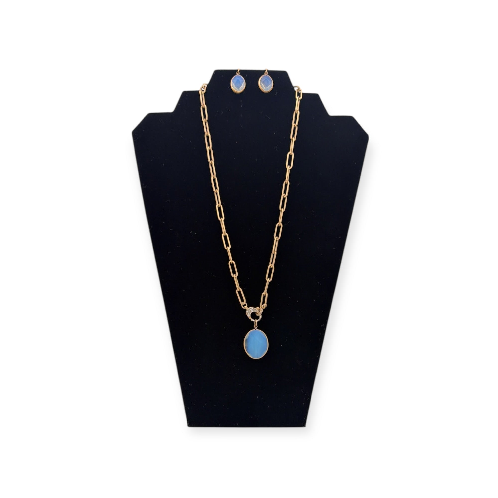 BLAZIN ROXX SET OPAL STONE GOLD