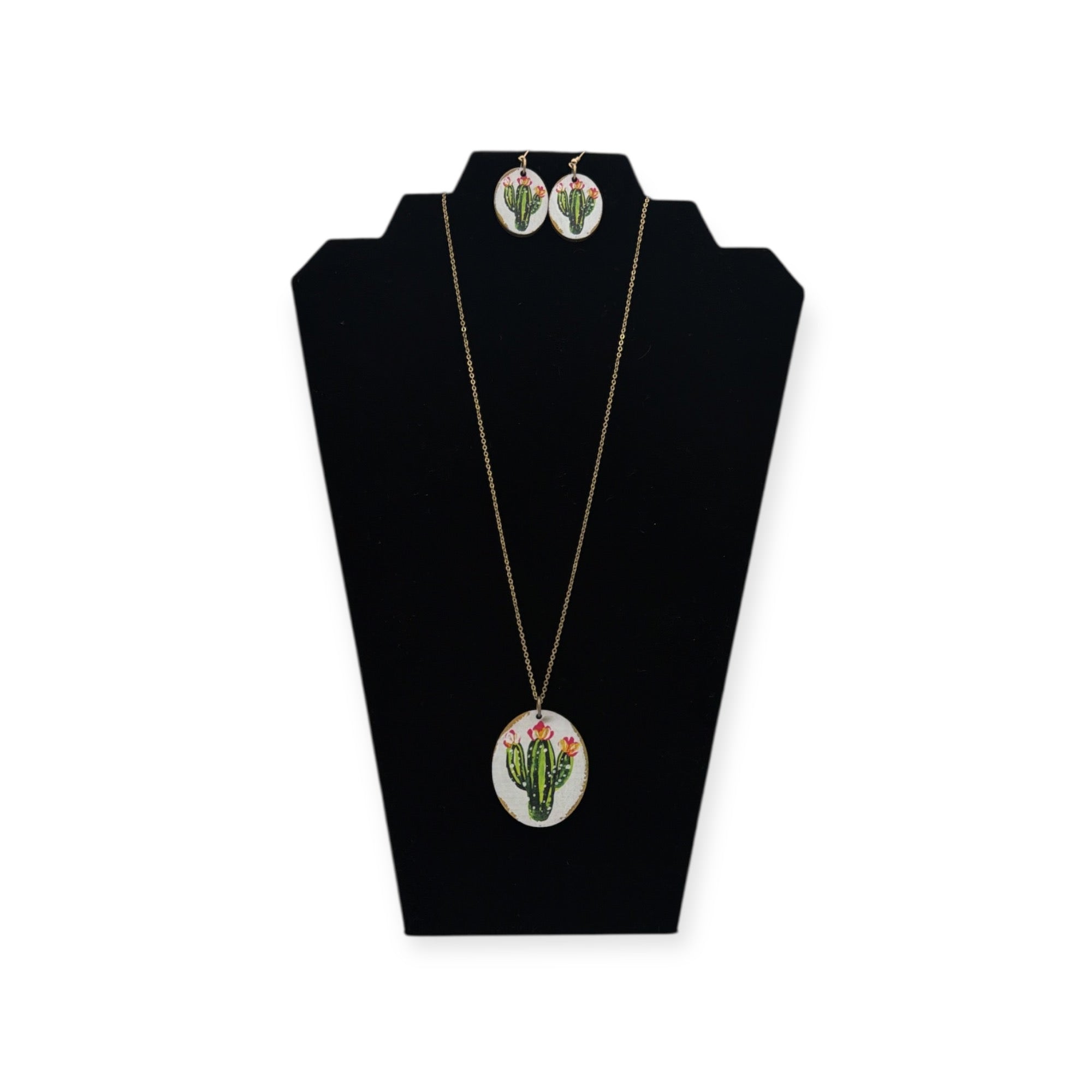 SET CACTUS FLOWER ROUND