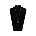 SILVER STRIKE NECKLACE SET SQUASH BLOSSOM SILVER TURQUOISE