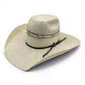 ARIAT BANGORA IVORY/BROWN 2 CORD CHOCOLATE BAND PUNCHY