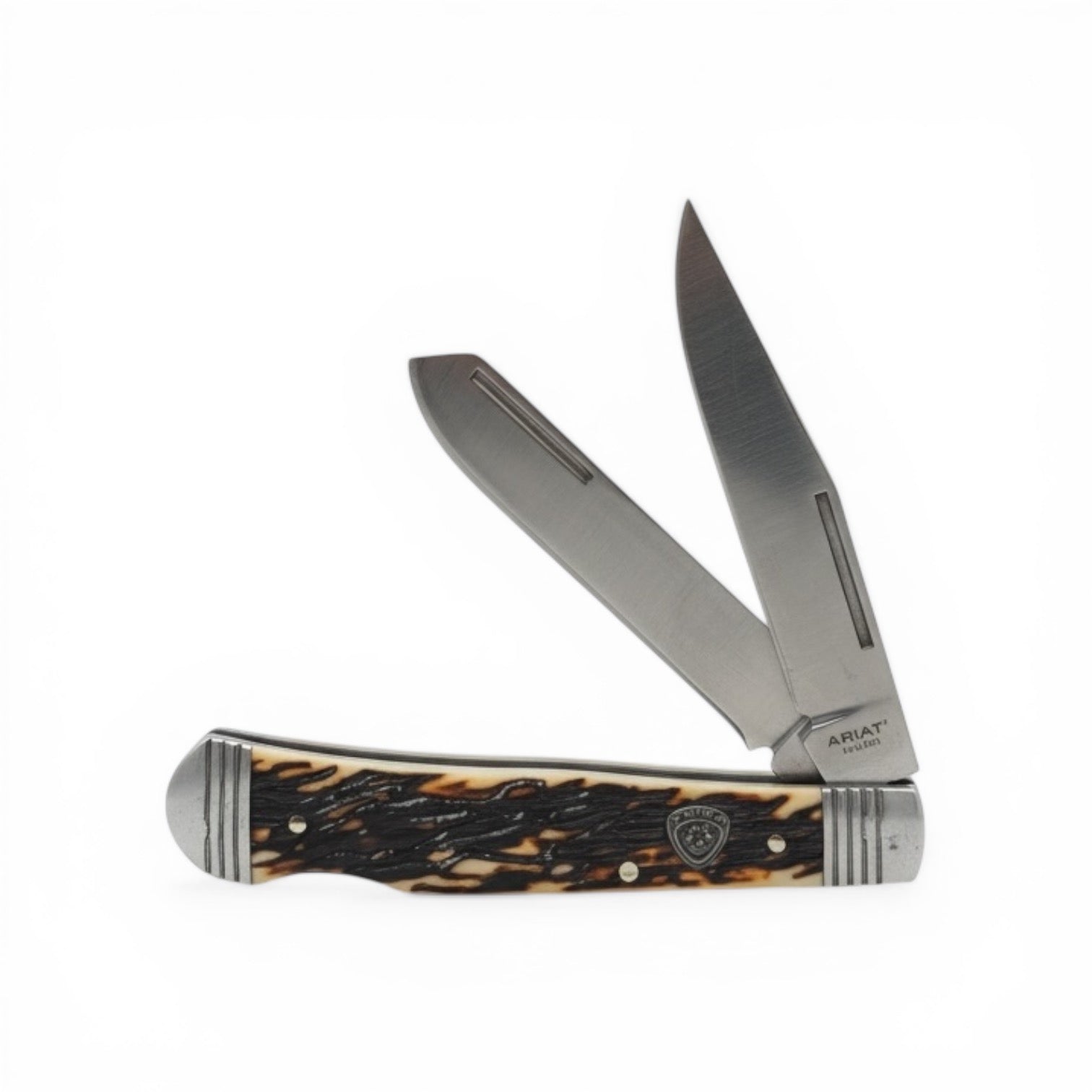 ARIAT MUSKRAT FOLDING KNIFE TAN