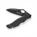 ARIAT FOLDING SERRATED KNIFE BLACK
