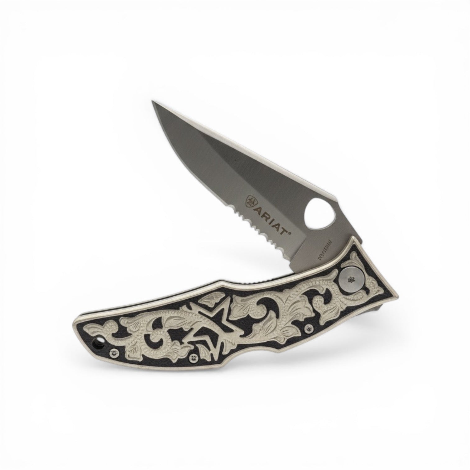 ARIAT FOLDING KNIFE HYBRID BLADE