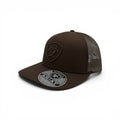 ARIAT MENS CAP SNAP BACK SHIELD LOGO BROWN