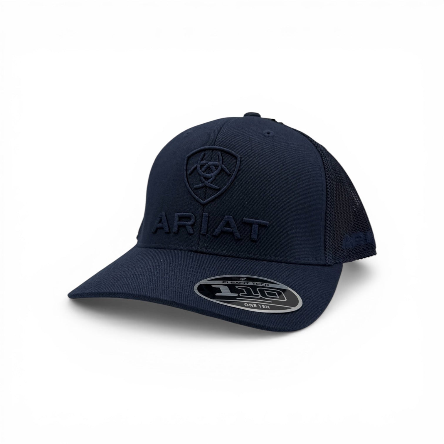 ARIAT MENS FLEXFIT 110 SNAPBACK LOGO NAVY
