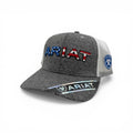 ARIAT MENS CAP SB EMBROIDERED USA FLAG GRAY