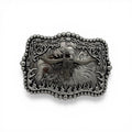 Midnight Longhorn Flame Buckle