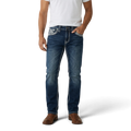 ROCK REVOLUTION MEN'S EMBROIDERED POCKET STRAIGHT FIT JEANS
