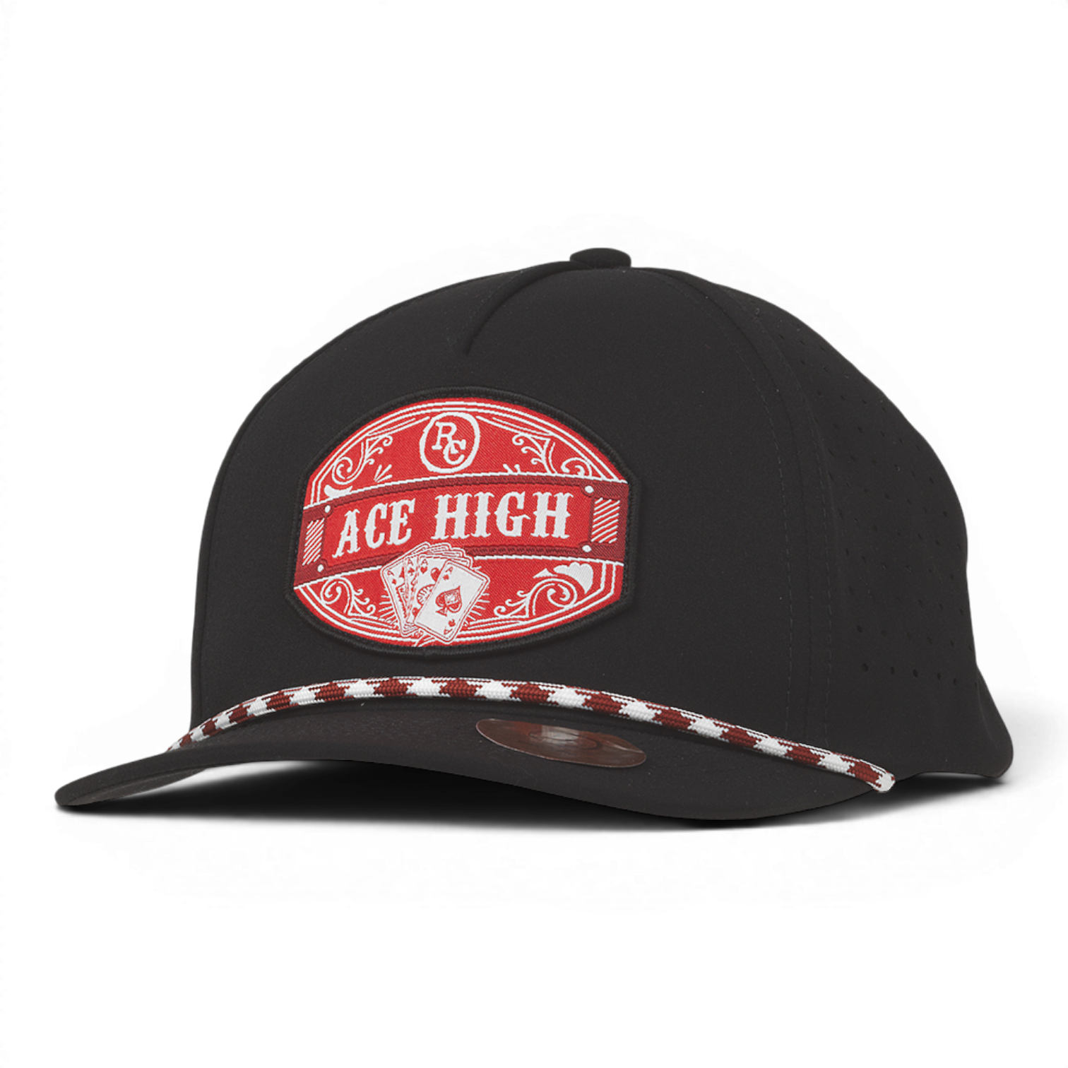 RANCH CRAFT ORIGINALS MENS SNAP BACK CAP ACE HIGH BLACK