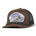 RANCH CRAFT ORIGINALS MENS SNAP BACK CAP COWBOY STUFF BROWN