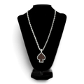 SILVER STRIKE MENS 24" SPADE LEATHER INLAY