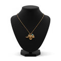 Western Cowboy Hat & Boot Charm Necklace: RGTUQ