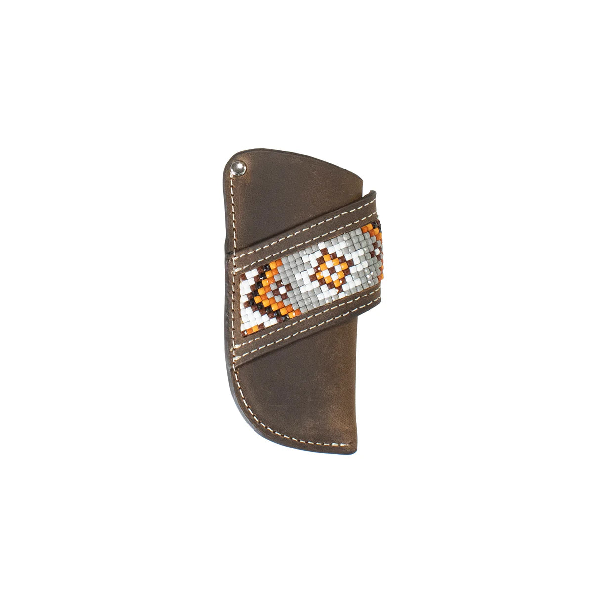 3D KNIFE SHEATH VERTICAL SOUTHWEST DIAMOND BROWN