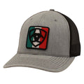 ARIAT MENS R112 CAP SHIELD MEXICO FLAG GREY