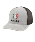 ARIAT MENS R112 SNAP BACK MEXICO FLAG GREY