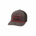 ARIAT MENS SNAP BACK FF110 RECTANGLE PATCH GREY