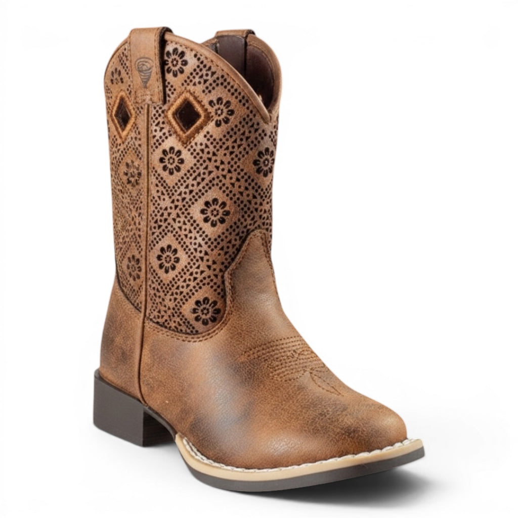 TWISTER PRUE STYLE GIRLS CHILDREN BOOT BROWN