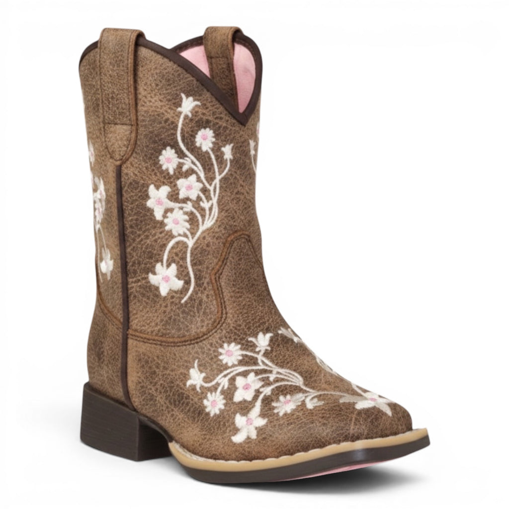 TWISTER LILY STYLE BOOTS TODDLER GIRLS GREY BROWN
