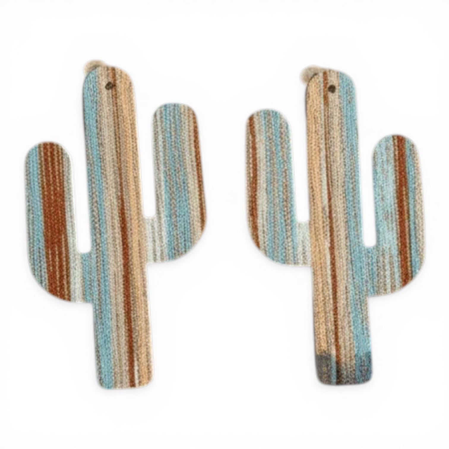 EARRING CACTUS GD MULTICOLORED