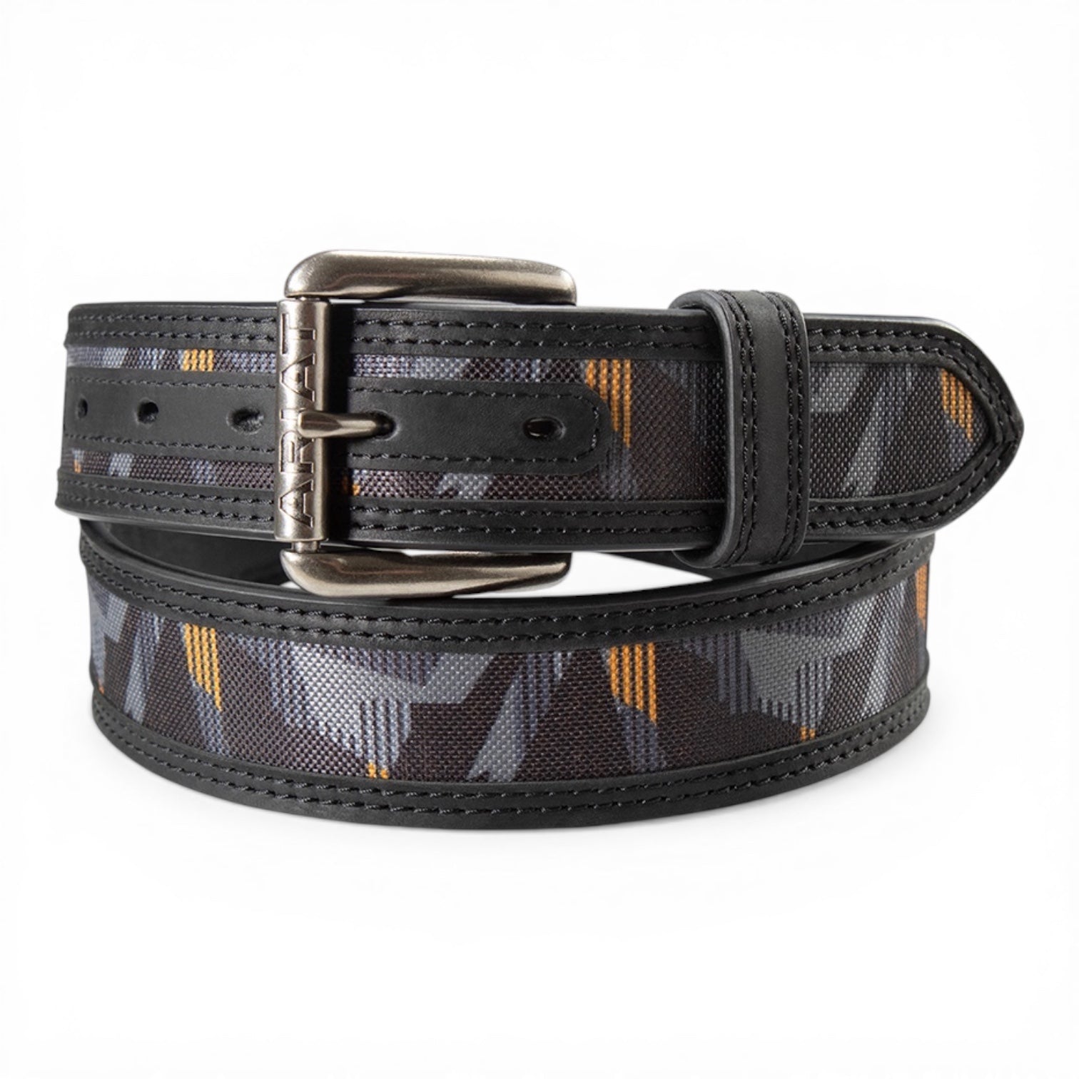 ARIAT MENS WORK BELT 1 1/2 BOLD INLAY MULTI COLOR