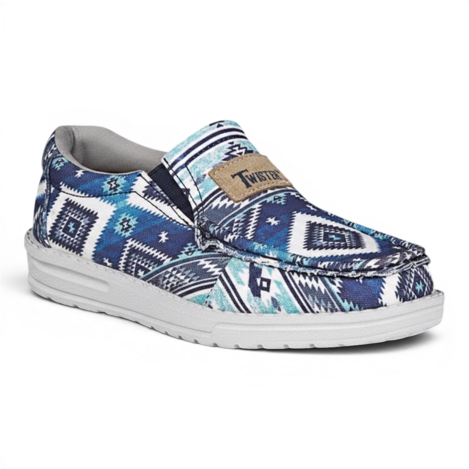Twister Western Shoes Boys Diego Southwest Toddler Blue