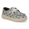 ARIAT HILO GIRLS CASUAL SHOE LOGO PRINT GREY