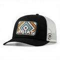 ARIAT LADIES CAP RECTANGLE EMBROIDERED PATCH BLACK