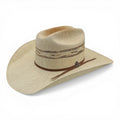 ARIAT BANGORA IVORY/TAN 2 CORD GOLDEN BROWN BAND DOUBLE S