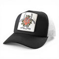 ARIAT LADIES PONYFLO CAP SNAP BACK ROSE PATCH BLACK