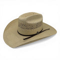 ARIAT 10X 2 CORD CHOCOLATE BAND AMERICANA