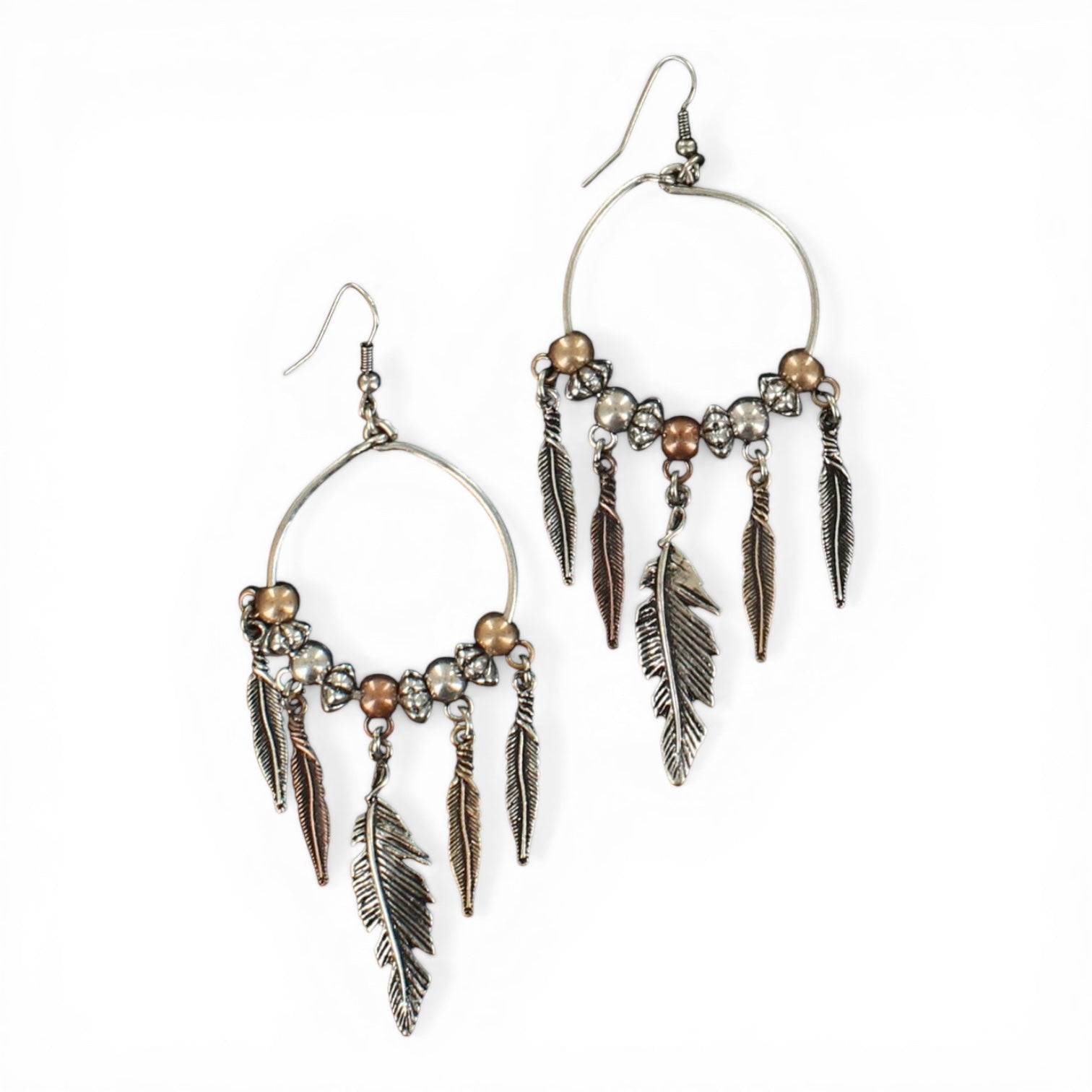 BLAZIN ROXX EARRINGS FEATHER DROP