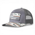 ARIAT LADIES STRIPES HORSE AMERICAN FLAG GREY