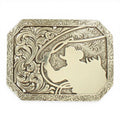 RECTANGLE STAMPED EDGE COWBOY ROPING LASRP