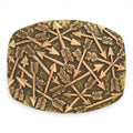 Nocona Rectangular Belt Buckle Copper Arrows on Brass Background