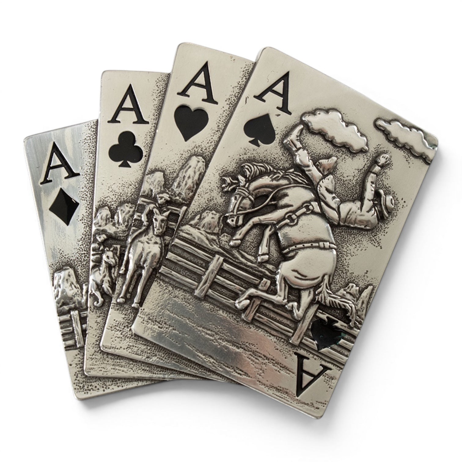 BLAZING ROXX ACES BUCKLE
