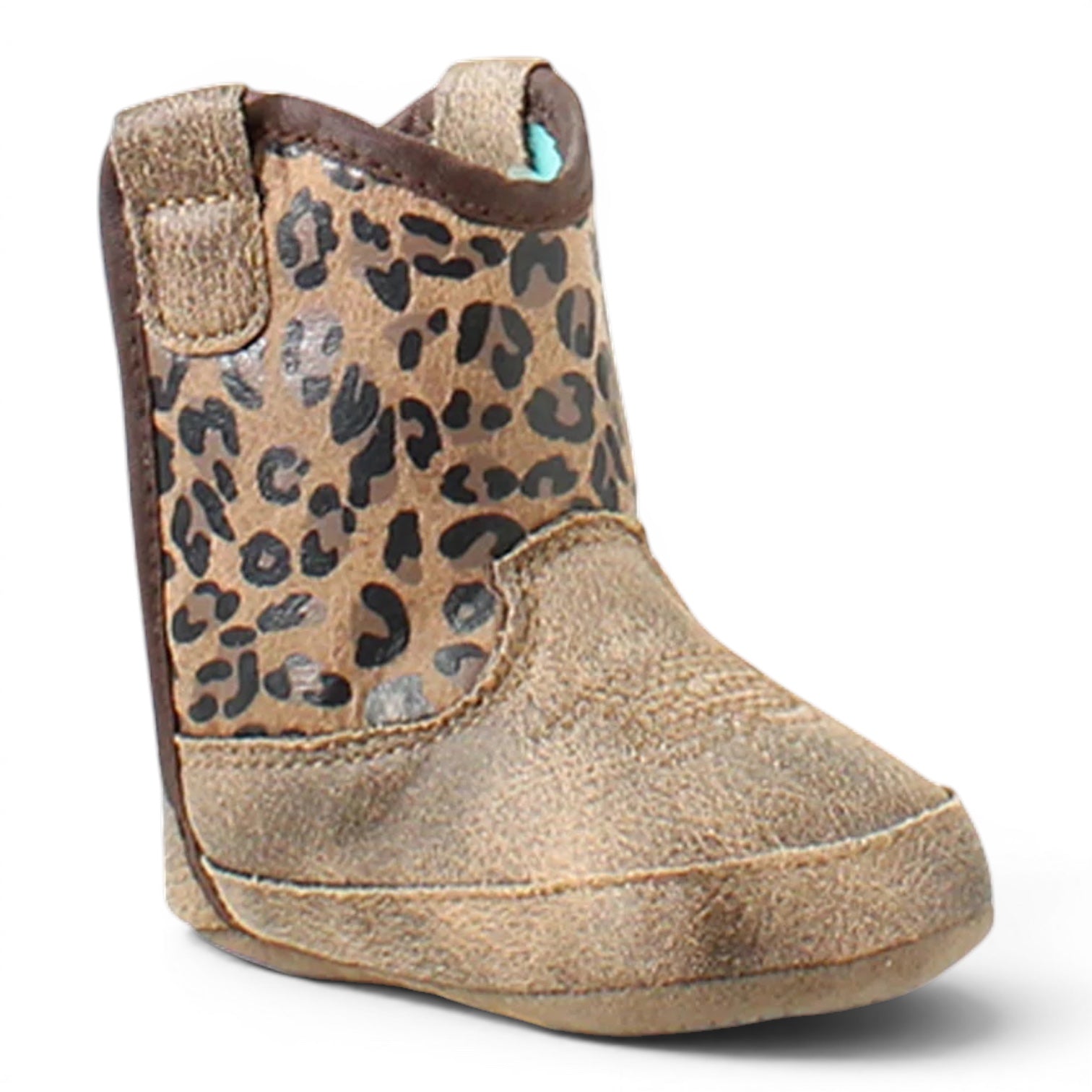 ARIAT SAVANNA STYLE LIL’ STOMPERS INFANT BOOTS BROWN AND TAN