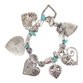 BLAZIN ROXX CHARM STRETCH BRACELET HEARTS