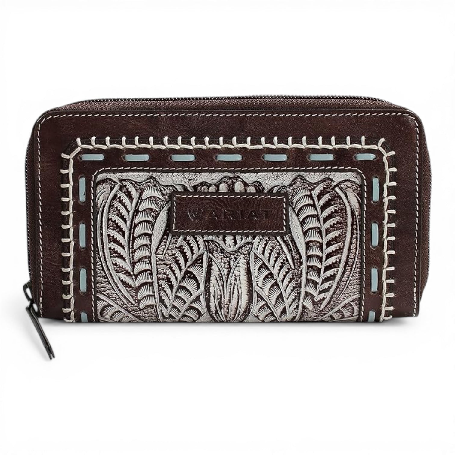 ARIAT Women's Rori Wallet, Dark Brown, One Size