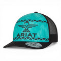 ARIAT LADIES TRUCKER CAP THUNDERBIRD TURQUOISE