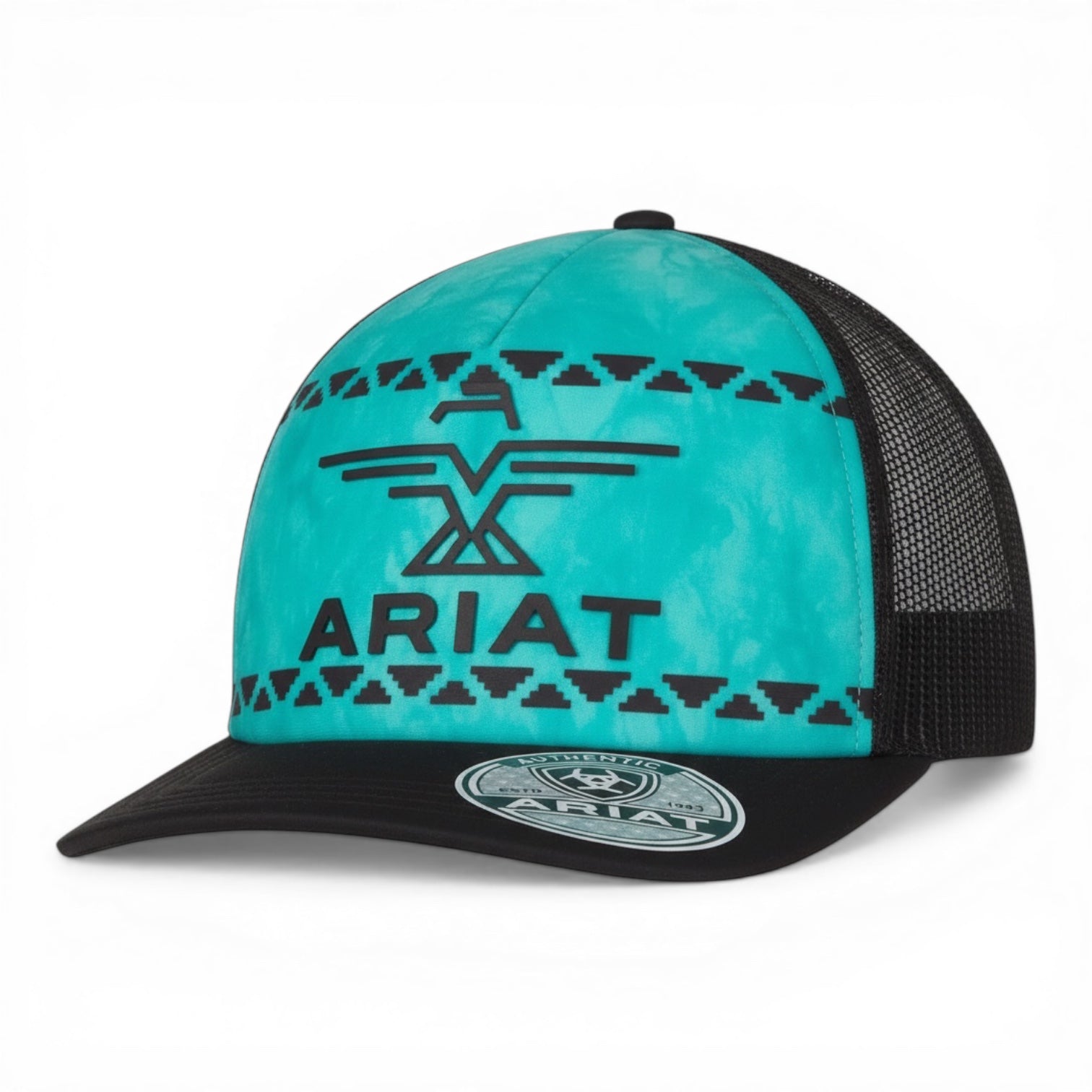 ARIAT LADIES TRUCKER CAP THUNDERBIRD TURQUOISE