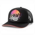 ARIAT LADIES CAP SNAP BACK SUNSET DESERT PRINT BLACK