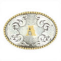 NOCONA OVAL INITIAL BUCKLE
