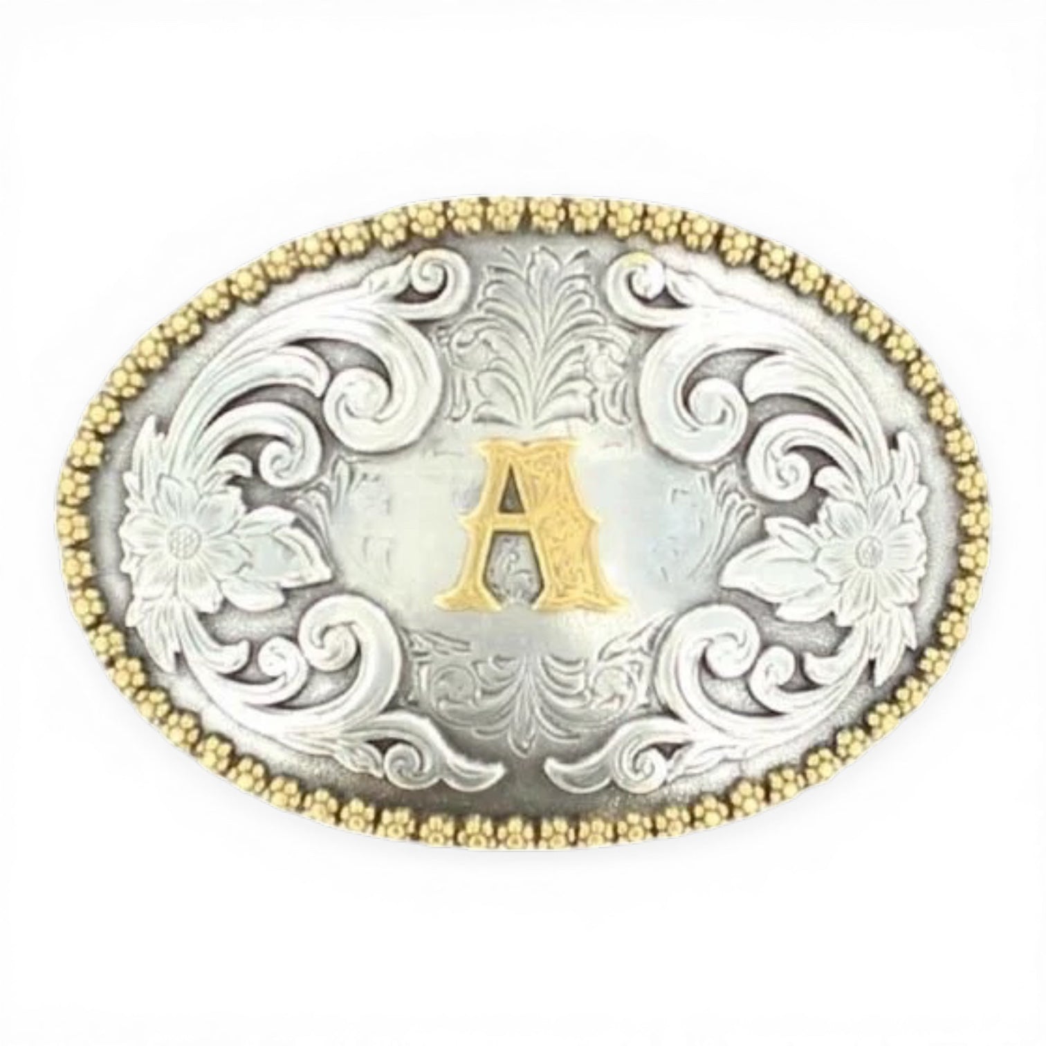 NOCONA OVAL INITIAL BUCKLE