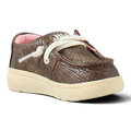 ARIAT HILO FLORAL STYLE LIL’ STOMPERS KIDS CASUALS BROWN