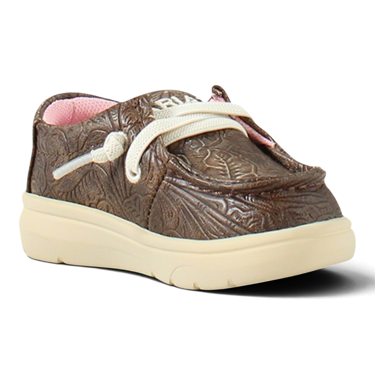 ARIAT HILO FLORAL STYLE LIL’ STOMPERS KIDS CASUALS BROWN