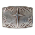 NOCONA MENS BUCKLE RECTANGLE FLORAL CROSS