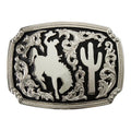 NOCONA MENS RECTANGLE BUCKLE BRONCO RIDER