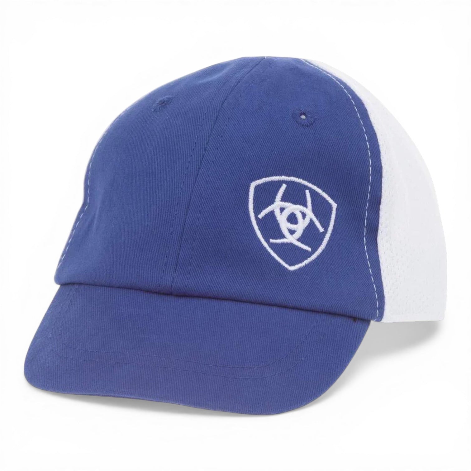 ARIAT INFANT CAP OFFSET LARGE LOGO BLUE