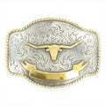 NOCONA MENS LONGHORN ENGRAVABLE BUCKLE