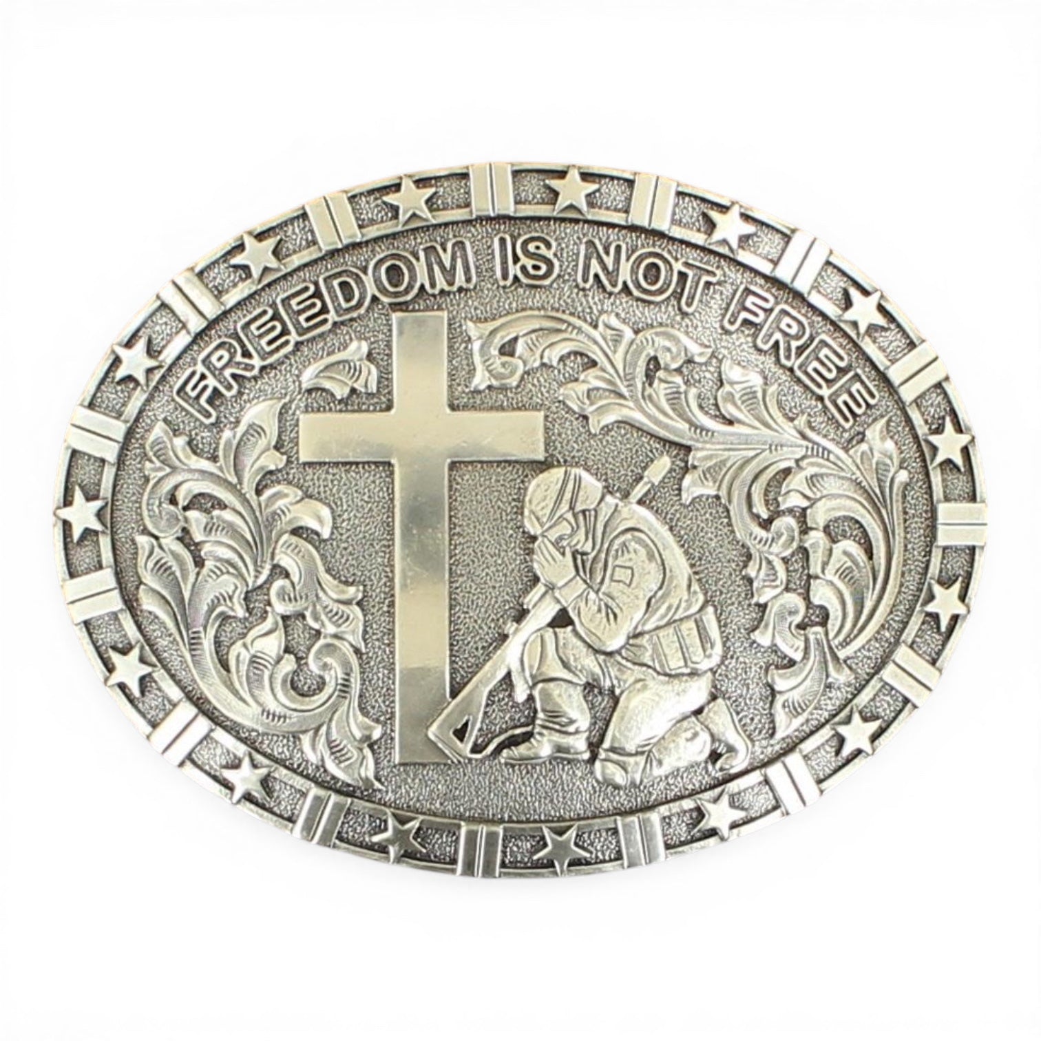 NOCONA MENS MILITARY PRAYER BUCKLE